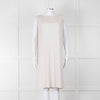 Max Mara Leisure Cream Pleated Sleeveless Tunic