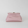 DeMellier Cannea Smooth Satin Blush Clutch