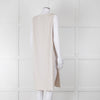 Max Mara Leisure Cream Pleated Sleeveless Tunic