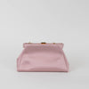 DeMellier Cannea Smooth Satin Blush Clutch