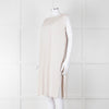 Max Mara Leisure Cream Pleated Sleeveless Tunic