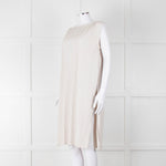 Max Mara Leisure Cream Pleated Sleeveless Tunic