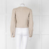 Paige Beige Quilted Short Jacket