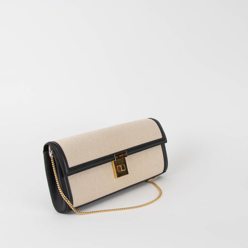 Demellier Paris Canvas Clutch