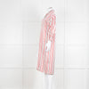 Anine Bing Red, White and Black Stripe Shirt Dress