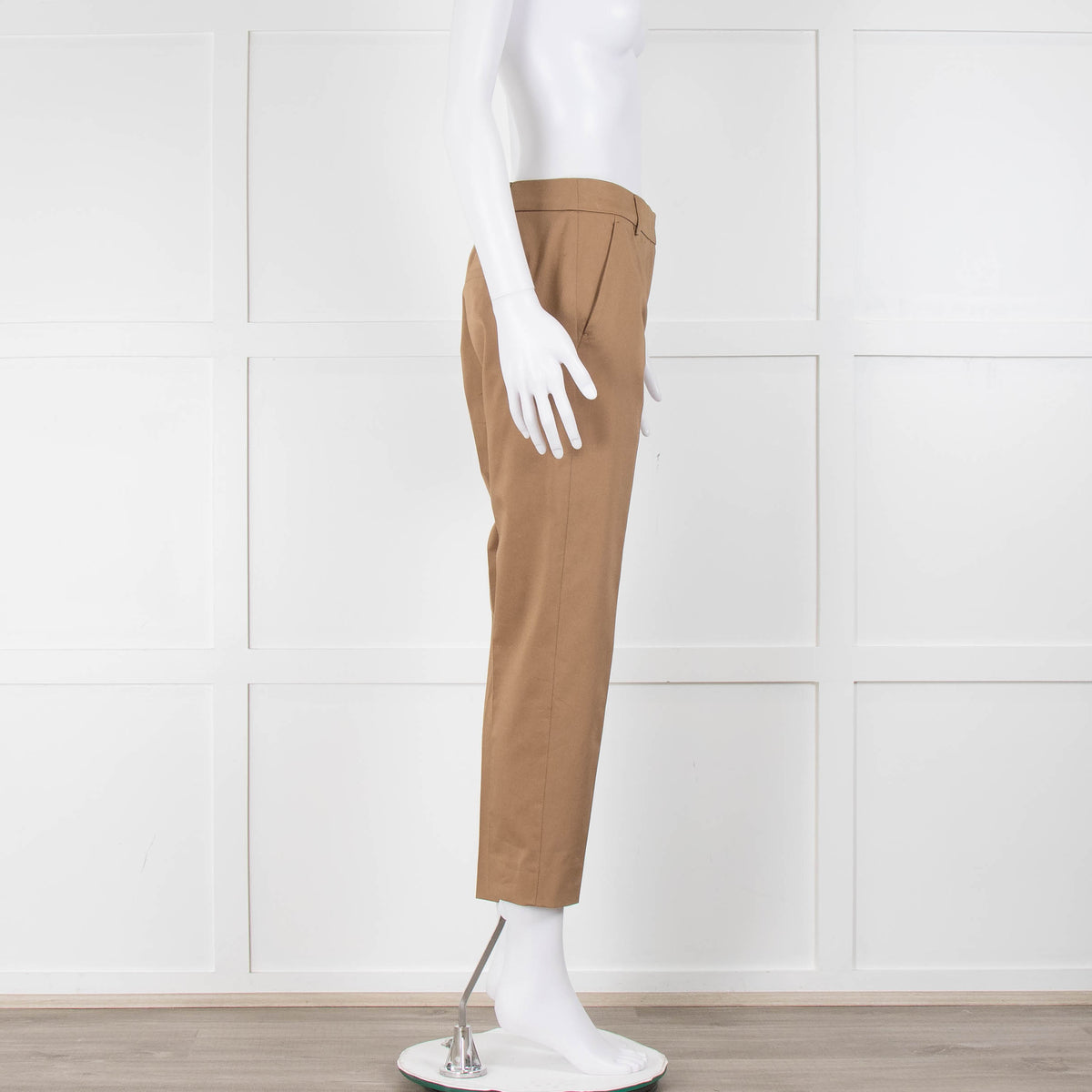Max Mara Beige Cotton Chinos