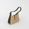 DeMellier Tokyo Shearling Beige/Black Shoulder Bag