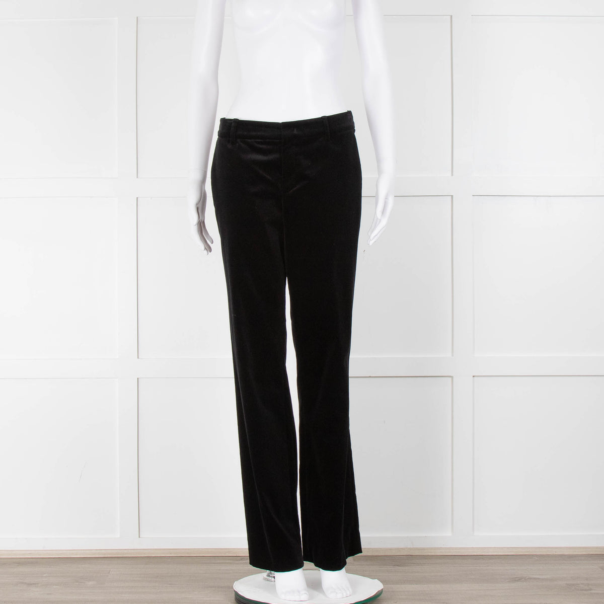 Strenesse Black Velvet Trousers