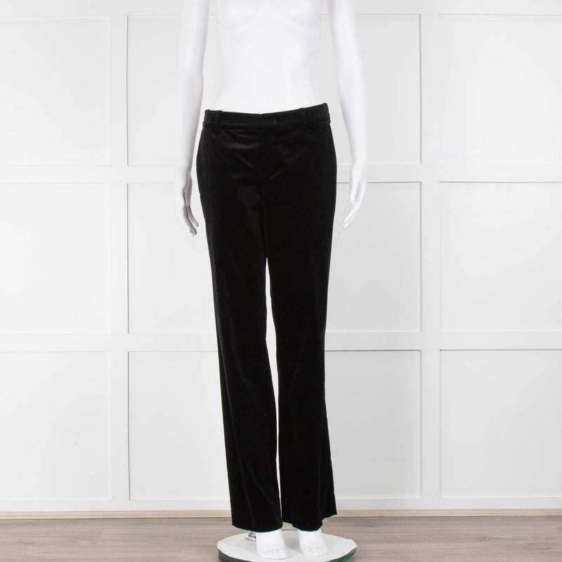 Strenesse Black Velvet Trousers