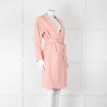 Boutique Moschino Peach Belted Coat