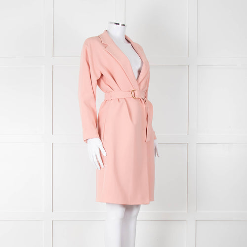 Boutique Moschino Peach Belted Coat