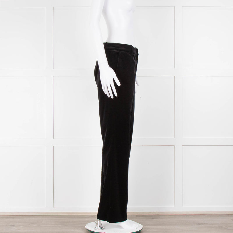 Strenesse Black Velvet Trousers