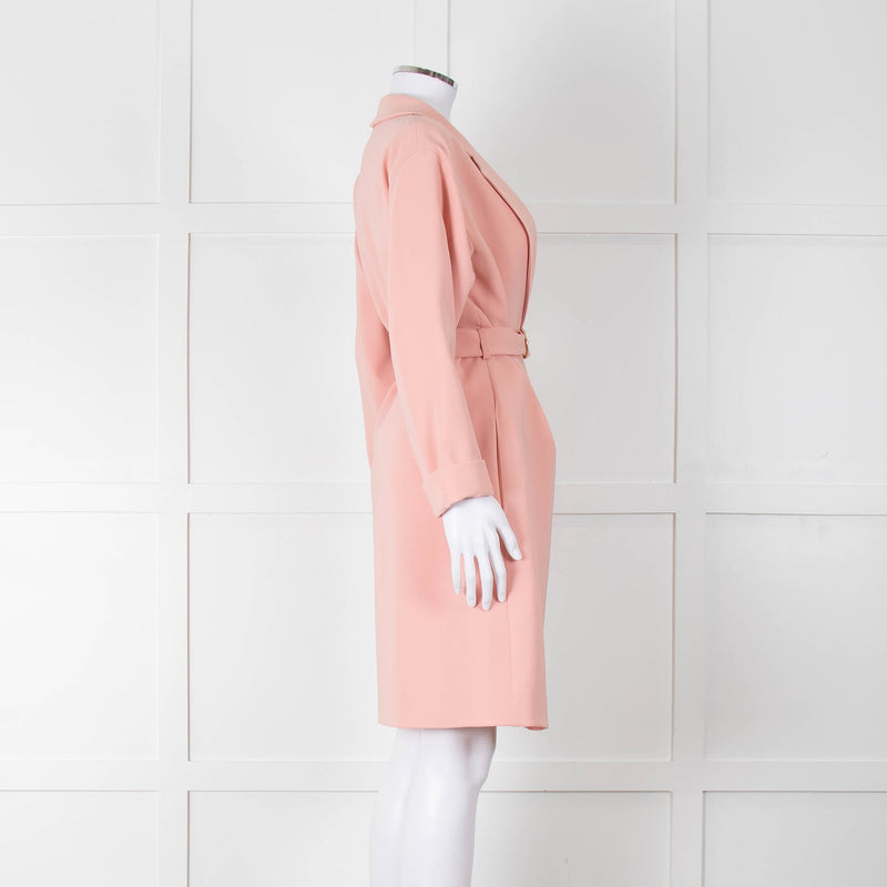 Boutique Moschino Peach Belted Coat
