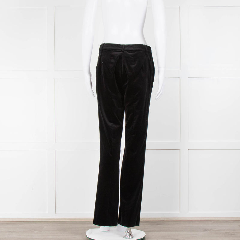 Strenesse Black Velvet Trousers