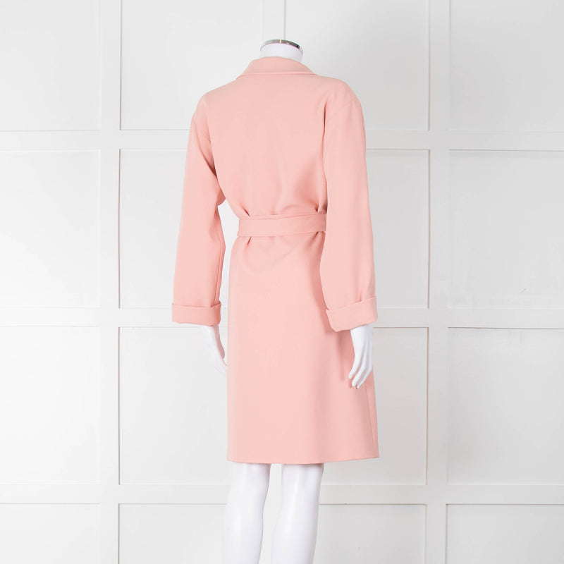 Boutique Moschino Peach Belted Coat