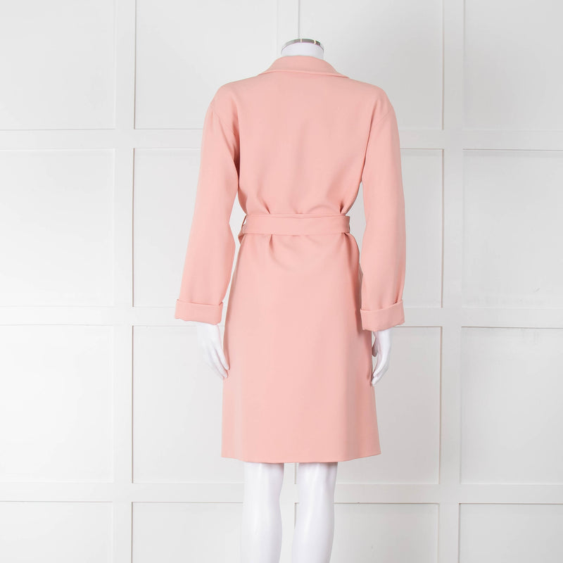Boutique Moschino Peach Belted Coat