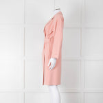 Boutique Moschino Peach Belted Coat