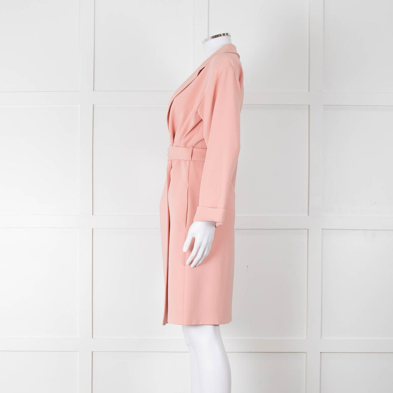 Boutique Moschino Peach Belted Coat