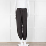 The Frankie Shop Grey Pinstripe, Elasticated Waist Joggers