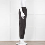 The Frankie Shop Grey Pinstripe, Elasticated Waist Joggers