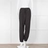 The Frankie Shop Grey Pinstripe, Elasticated Waist Joggers
