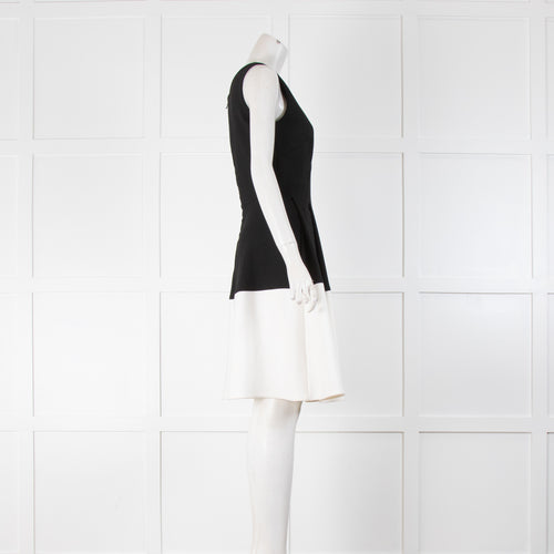 Roland Mouret Ellesfield Black/White Sleeveless Dress