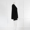 Dorothee Schumacher Black Flute Lace Sleeve Jumper