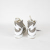 Zadig & Voltaire White Glitter Leather Mesh High Top Trainers
