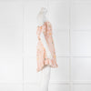 Athena Procopiou Pale Pink Cold Shoulder Mini Dress