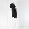 Helmut Lang Black Logo Print Hoodie