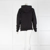 Helmut Lang Black Logo Print Hoodie