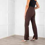 DL 1961 Patti Straight High Rise Vintage Jean in Espresso