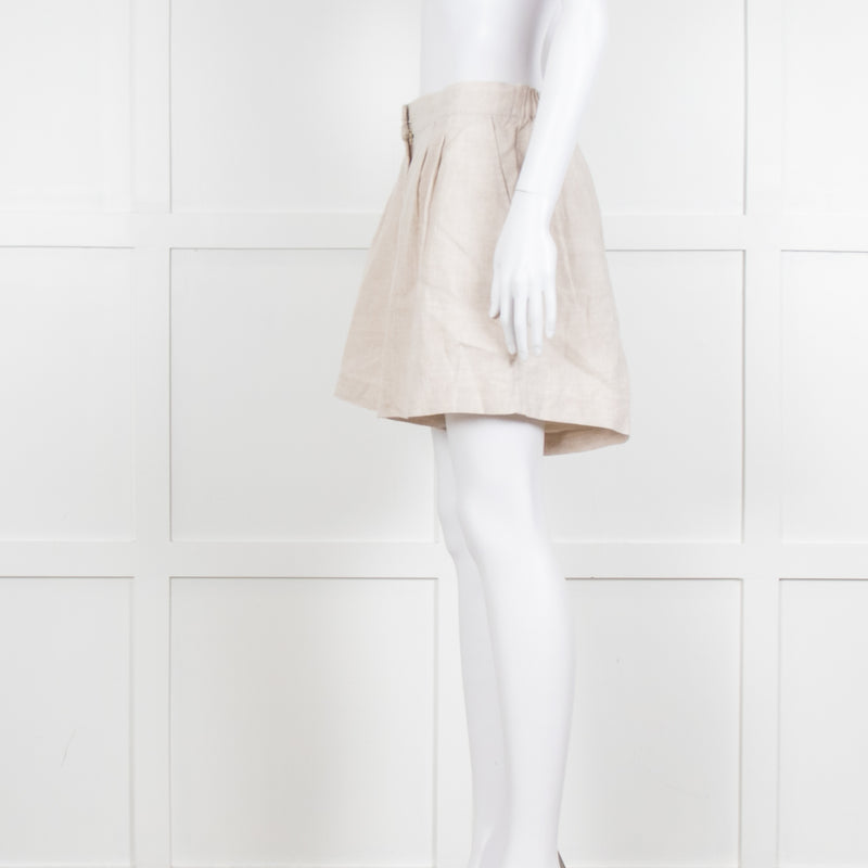 Nude Lucy Stone Linen Short Sleeve Shirt with Matching Shorts