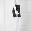 IRO Black Leather High Waist Shorts
