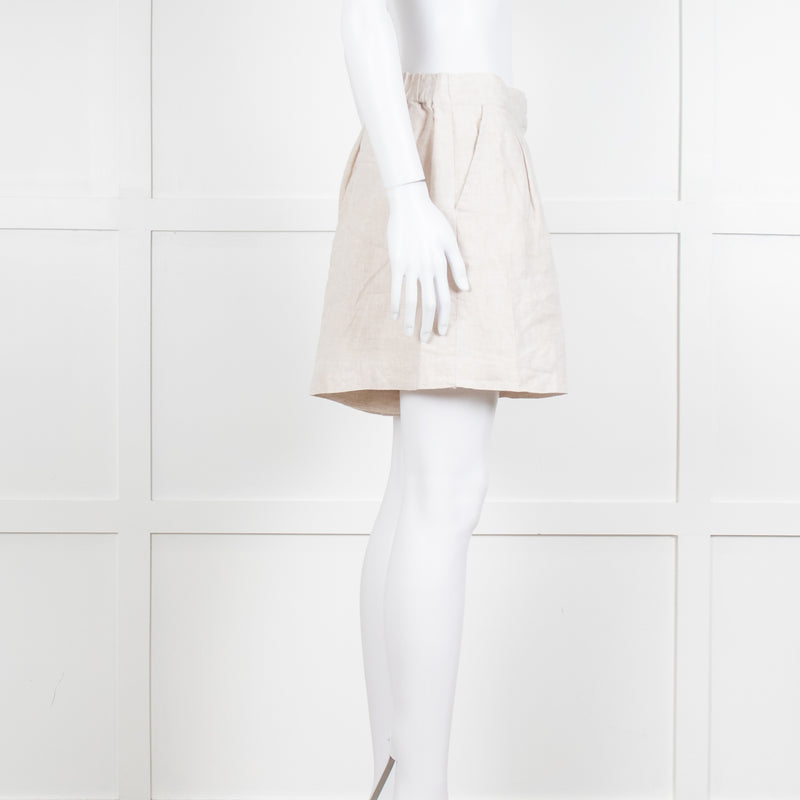 Nude Lucy Stone Linen Short Sleeve Shirt with Matching Shorts