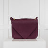 Bottega Veneta Burgundy Mount Bag with Chunky Chain