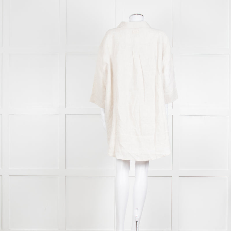 Nude Lucy Stone Linen Short Sleeve Shirt with Matching Shorts