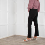 DL 1961 Mara Straight Mid Rise Instasculpt Ankle Jean in Black