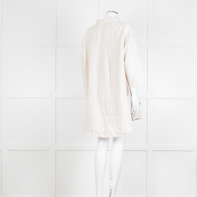 Nude Lucy Stone Linen Short Sleeve Shirt with Matching Shorts