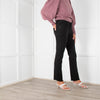 DL 1961 Mara Straight Mid Rise Instasculpt Ankle Jean in Black