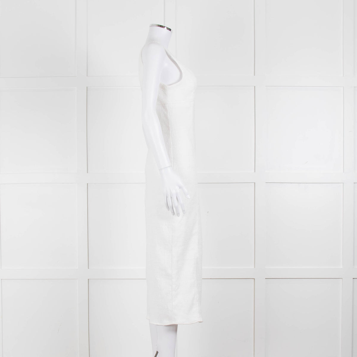 Bec + Bridge Cream Textured Sleeveless Dress