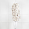 By Walid Grey Rose Floral Print Linen Shirt with Shorts Set