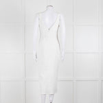 Bec + Bridge Cream Textured Sleeveless Dress