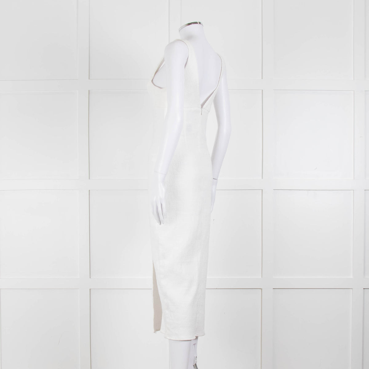 Bec + Bridge Cream Textured Sleeveless Dress