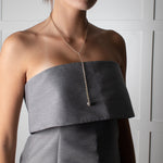 Kirstie Le Marque Gold Chain With Pave Set Ball Pendant
