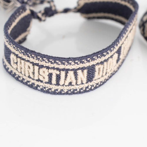 Christian Dior J'Adior Set of Two Blue Friendship Bracelets