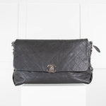 Chanel Black Braided with Style Flap Bag