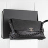 Chanel Black Braided with Style Flap Bag