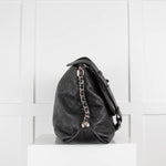 Chanel Black Braided with Style Flap Bag