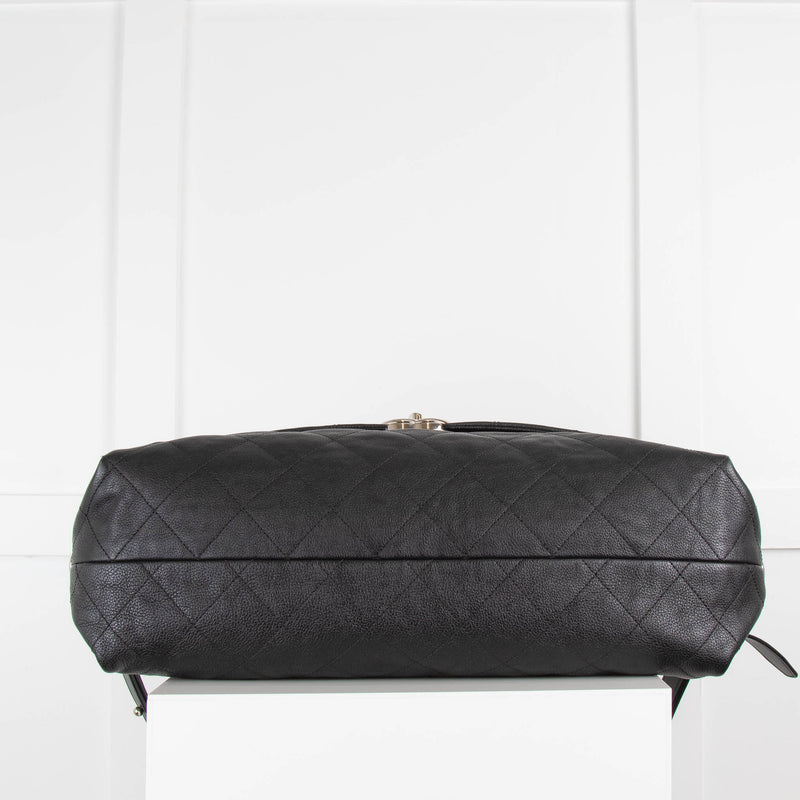 Chanel Black Braided with Style Flap Bag